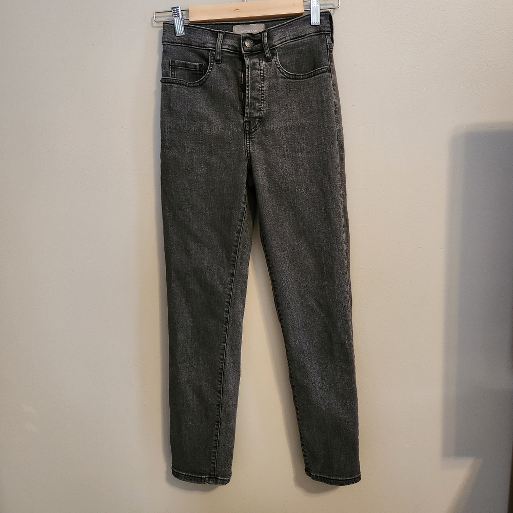 EVERLANE High Rise Slim-Straight jeans